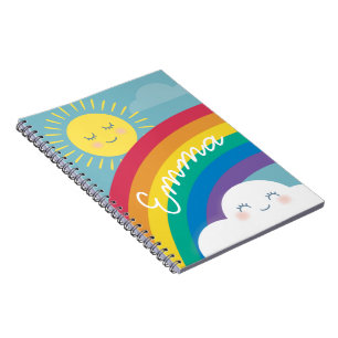 Sunshine and Rainbows Notebook