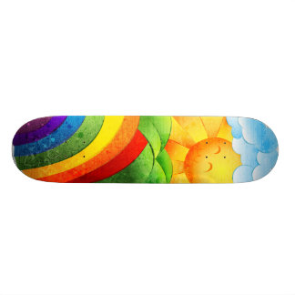 Sunshine and Rainbows Skateboard