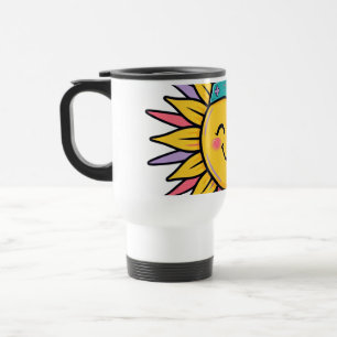 Sunshine and Scrubs Nurse Travel Mug