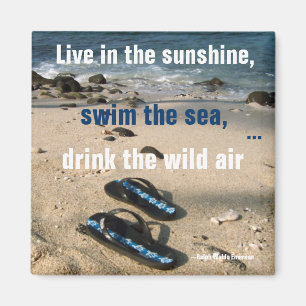Sunshine and Sea Lifetime Goals Magnet