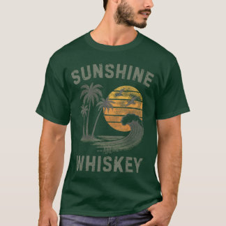 Sunshine and Summer Vintage Funny Party Beach summ T-Shirt