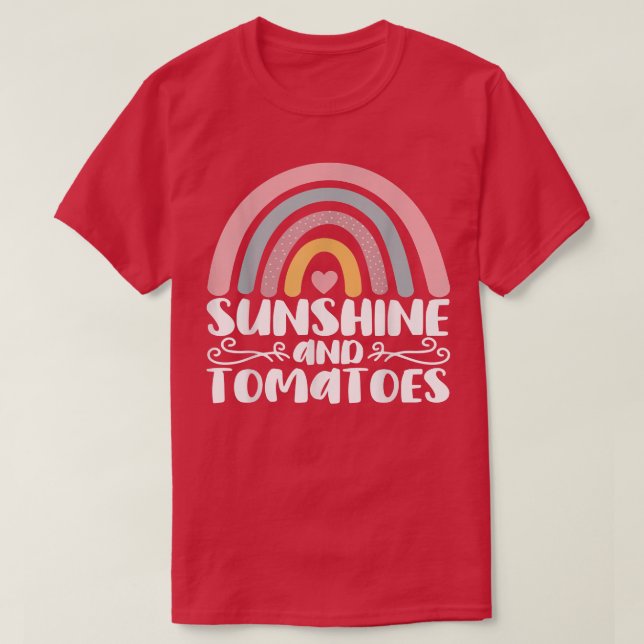 Sunshine And Tomatoes  T-Shirt (Design Front)