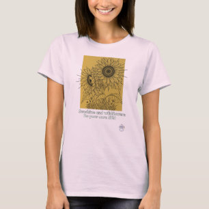 Sunshine and Wildflowers - Be Your Own Sun Sunflow T-Shirt