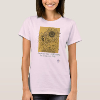 Sunshine and Wildflowers - Be Your Own Sun Sunflow T-Shirt