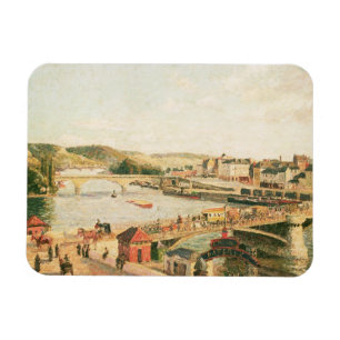 Sunshine at Rouen, 1896 (oil on canvas) Magnet