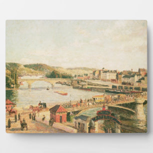 Sunshine at Rouen, 1896 (oil on canvas) Plaque