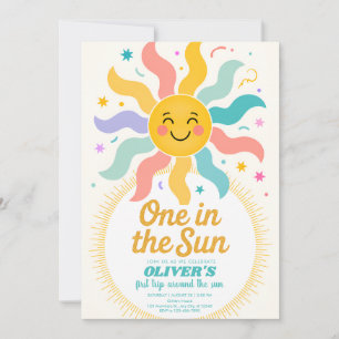 Sunshine Baby Birthday Invitation