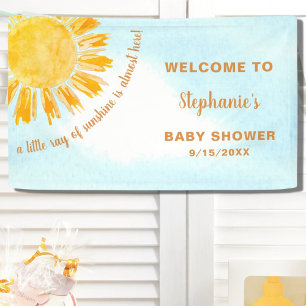 Sunshine Baby Shower  Banner