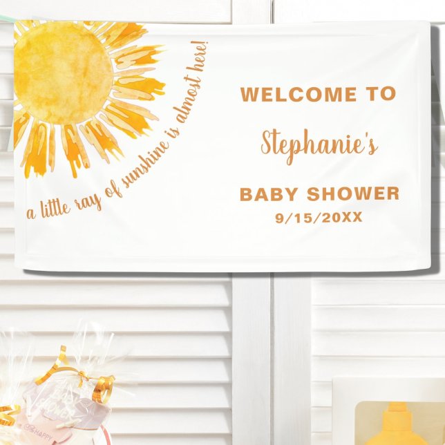 Sunshine Baby Shower  Banner (Creator Uploaded)