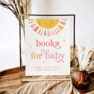 Sunshine Baby Shower Books for Baby Sign