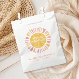 Sunshine Baby Shower Favour Bags