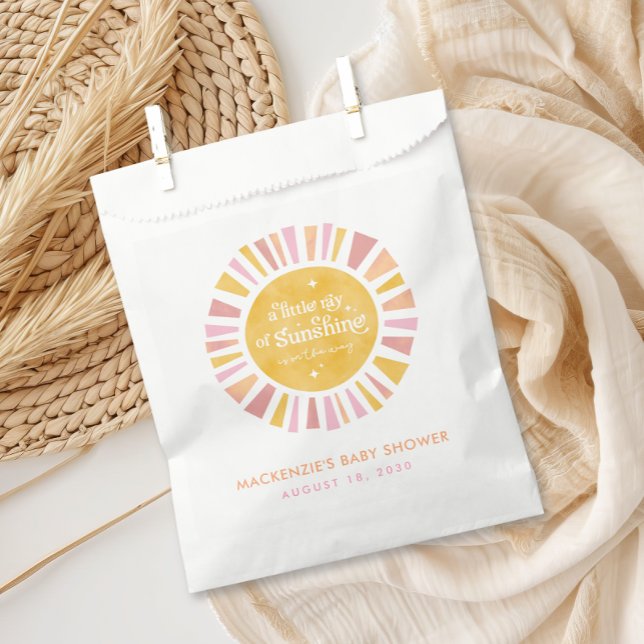 Sunshine Baby Shower Favour Bags (Creator Uploaded)