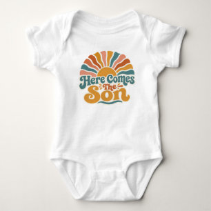 Sunshine Baby Shower Here Come The Son Bodysuit