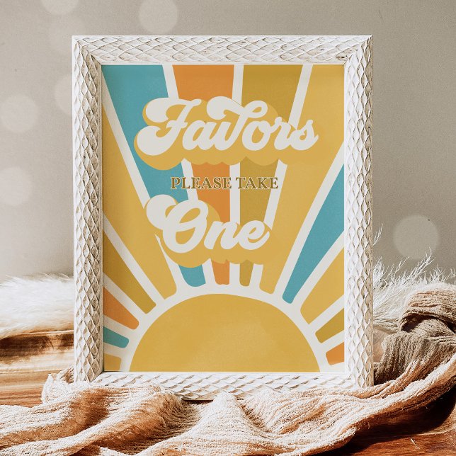 Sunshine Baby Shower Here Come The Son Favours Poster (Creator Uploaded)
