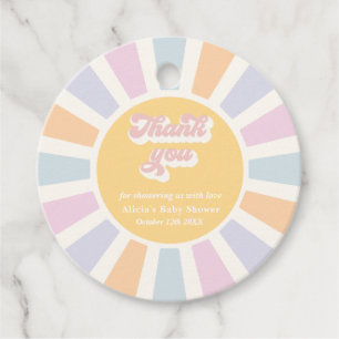 Sunshine Baby Shower Here Come The Sun Favours Favour Tags