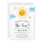 Sunshine Baby Shower Here Comes the Son Invitation