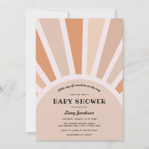 Sunshine Baby Shower Invitation