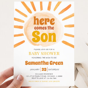 Sunshine Baby Shower Invitation