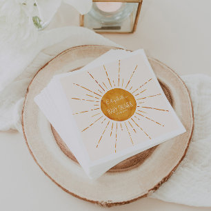 Sunshine Baby Shower  Napkin