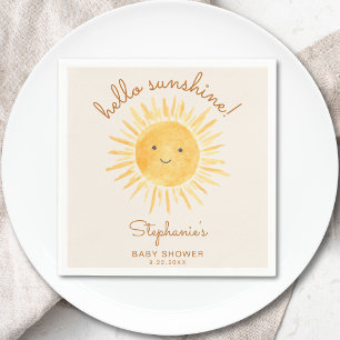Sunshine Baby Shower  Napkin