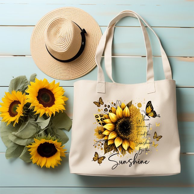 Sunshine Be the Sunshine Sunflower | Tote Bag (Creator Uploaded)