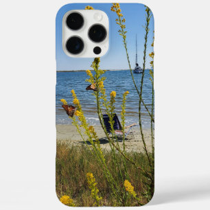 Sunshine Beach Flowers Butterfly Sailboat Gulf iPhone 16 Pro Max Case