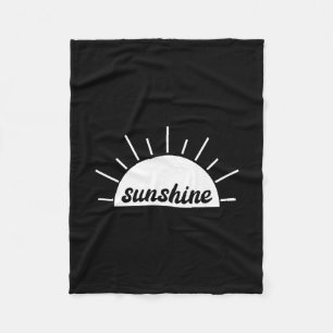 Sunshine Beach Vacation Sand And Sun Beachin Holid Fleece Blanket