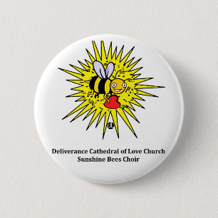Sunshine Bees: Children's Choir 6 Cm Round Badge