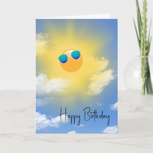 Sunshine Birthday Card (Front)