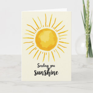 Sunshine Birthday Card