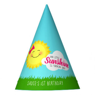 Sunshine Birthday Party Hat
