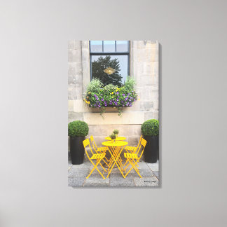 Sunshine Bistro - Original Colour Photograph Canvas Print