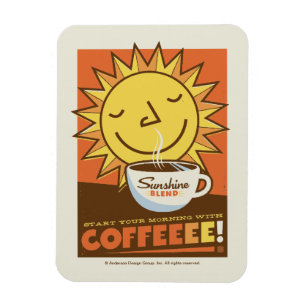 Sunshine Blend Coffee Magnet