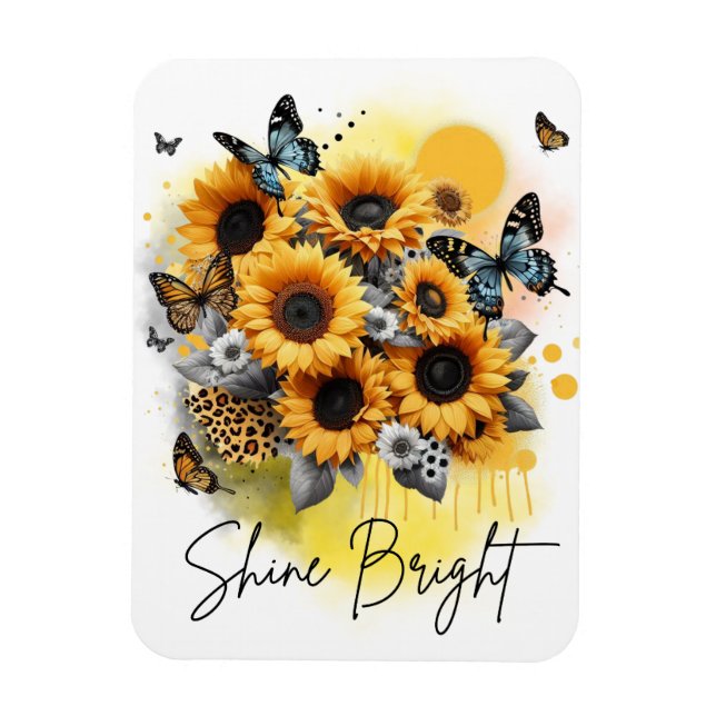 Sunshine Bloom Magnet (Vertical)