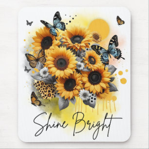 Sunshine Bloom Mouse Mat