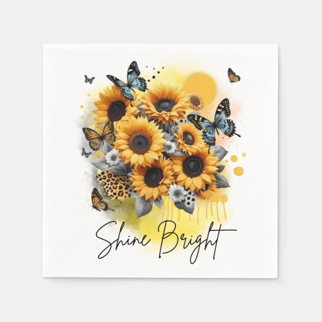 Sunshine Bloom Napkin (Front)