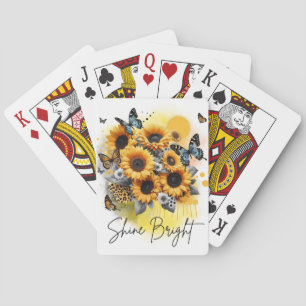Sunshine Bloom Playing Cards