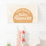 Sunshine Boho Yellow Baby Shower  Banner<br><div class="desc">Sunshine Boho Yellow Baby Shower Banner</div>