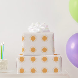 Sunshine Boho Yellow  Envelope Liner Wrapping Paper