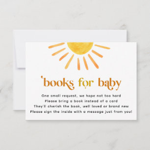 Sunshine Books for Baby Invitation