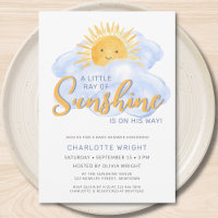 Sunshine Boy's Baby Shower