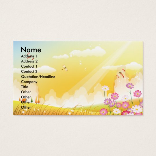 Sunshine Business Card