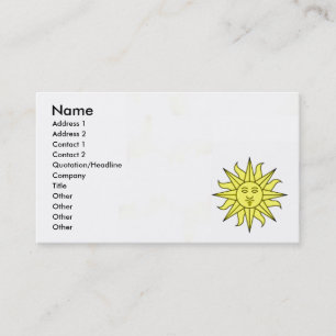 Sunshine Business Card