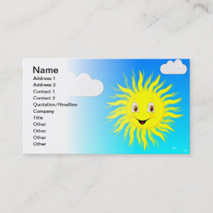 Sunshine Business Card