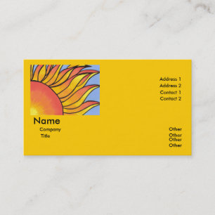 Sunshine Business Card Template