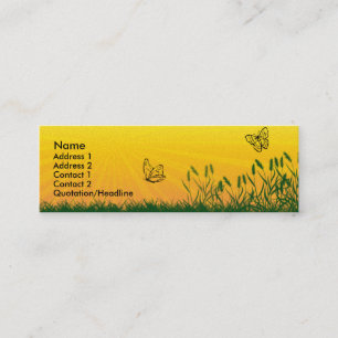 Sunshine Butterfly Profile Card