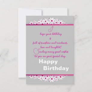 Sunshine card