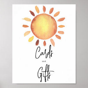 Sunshine cards and gifts poster
