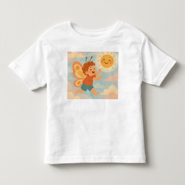 Sunshine Chaser – Dreamy Summer Tee for Kids (Front)