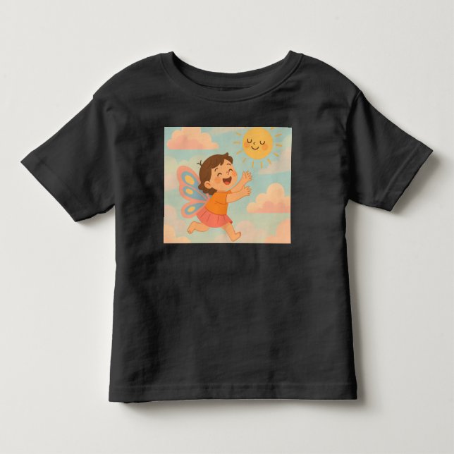 Sunshine Chaser – Dreamy Summer Tee for Kids (Front)